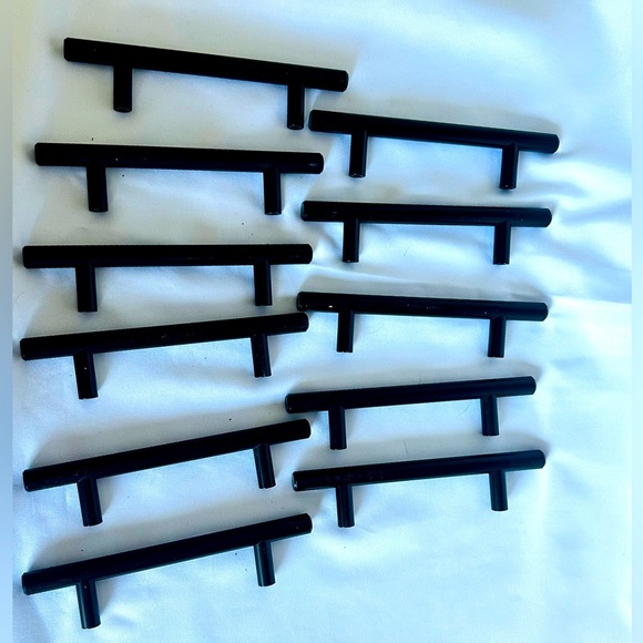 Set of Black Cabinet Handles - Picture 1 of 4